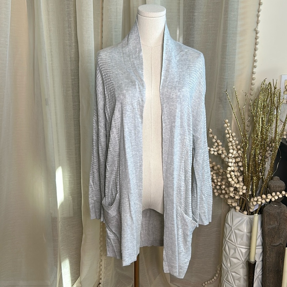 Kismet Grey Cardigan Sz small wool viscose